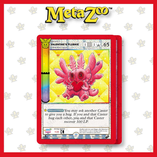 Metazoo valentine plushie + card